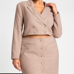 Open Front Blazer Dress